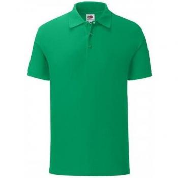 T-shirt Polo Iconique S Vert Foncé Fruit Of The Loom