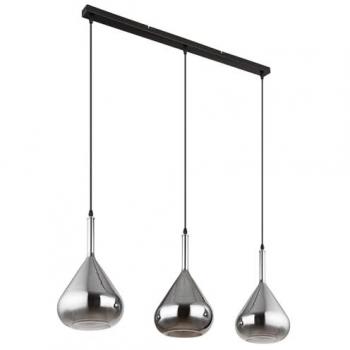 GLOBO LIGHTING Pendelleuchte GEEKY, schwarz, Metall
