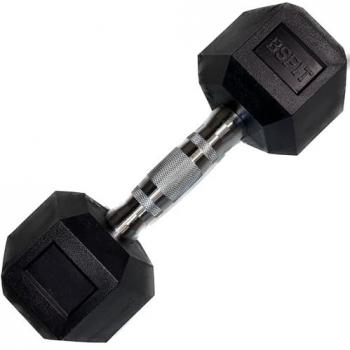 Mancuerna Hexagonal BSFIT con Agarre Cromo 2.5 Kg