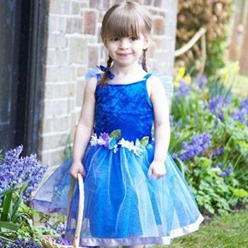 Floral Blue Fairy Gown for Kids (3-5) – One Piece