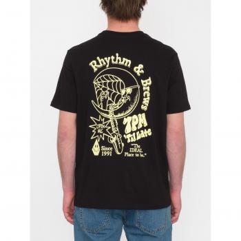 Volcom Men's 1991 Rhythm T-Shirt in Black