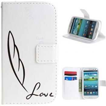 Protector Flip Stand con Billetera Cerrada para Galaxy S3 III