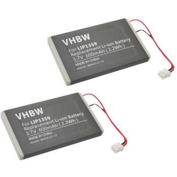 Vhbw 600mAh Li-Ion Battery for Dualshock 3