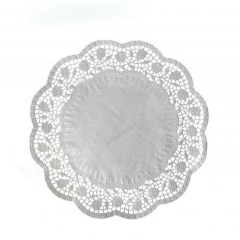 Dekorativní krajka kulatá 26 cm 100ks 72326