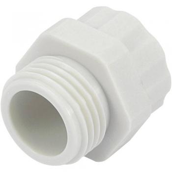 M12 PG9 Cable Gland Adapter Grey Polyamide (RAL 7035)