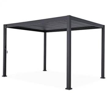 3x4m Louvered Aluminium Pergola Adjustable Roof Slats
