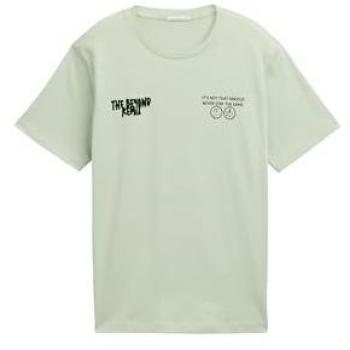 Tom Tailor Regular Fit T-Shirt aus Baumwolle in Lind, Größe 140 für Jungen