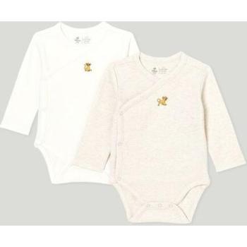 Cotton Juice Niño: Paquete de dos bodies de manga larga