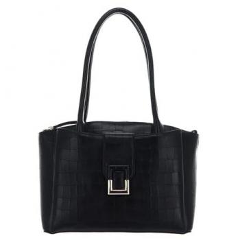 Picard Cocco Handbag 34 cm Black