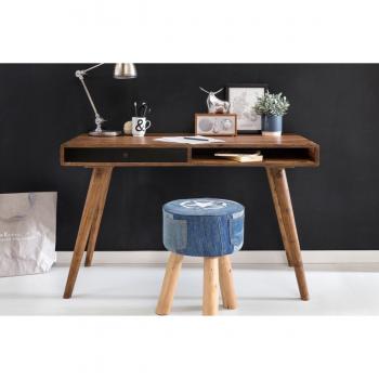 Wohnling Schreibtisch Repa, schwarz, 120 x 60 x 75 cm