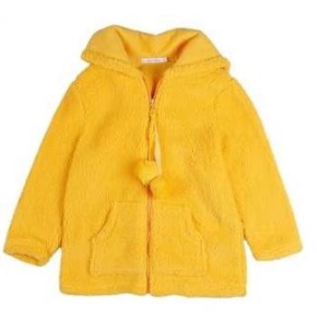 Bata Morning Chocolate amarillo Admas para niños, manga larga, calentita