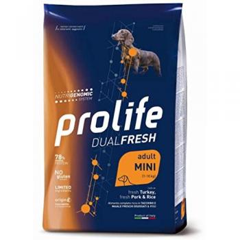 Prolife Mini Adult Tacchino e Maiale con Riso 600 g