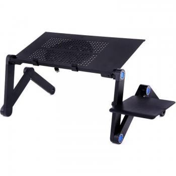 360 Adjustable Computer PC Desk Table Aluminum Portable Laptop Table Stand for Home Bed Office Laptop Holder With Mouse Pad