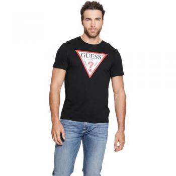 Triángulo Negro Basic Tee de Guess para Hombre