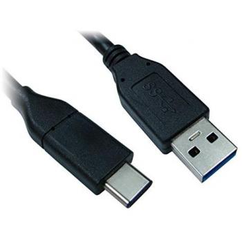 USB 3.0 to USB Type-C Cable, Black, 1 Metre