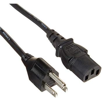 Cable eléctrico Zebra 23844, 7.5 pies, estándar de tres hilos
