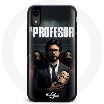 Casque de la Casa de Papel : Étui iPhone X Professeur Masque