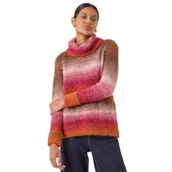 Veste en maille à rayures ombrées