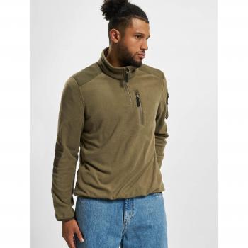 Felpa Uomo Brandit Fleece Ripstop Verde Oliva S-5XL