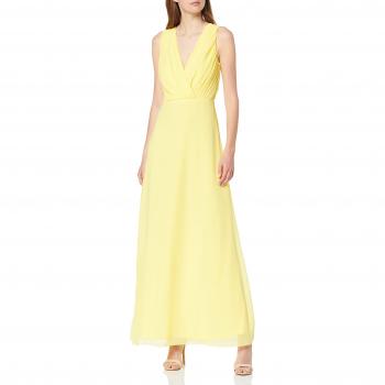 Vestido Largo S/l Amarillo Vialli