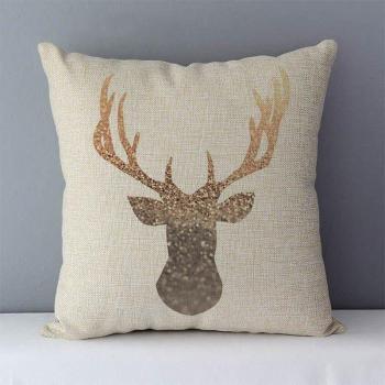 Chic Golden Design Cushion Cover 45x45cm