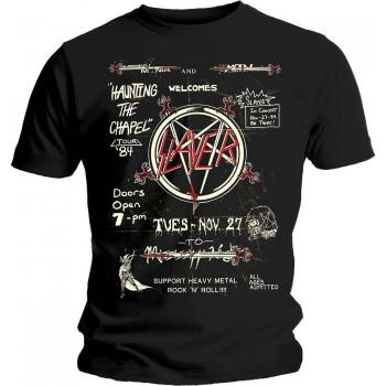 Slayer Unisex T-Shirt mit Haunting 84 Flier