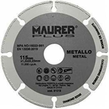 Disco de Corte Metales Universal  í˜ 115 x 1,2 mm