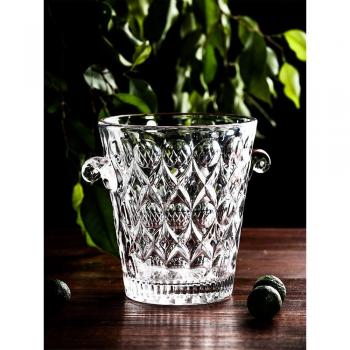 Lead-free Glass 1.5L KTV Cocktail Bucket