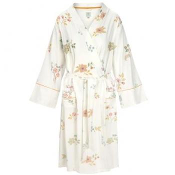 Pip Studio Kimono Naomi mit floralem Muster, wadenlang
