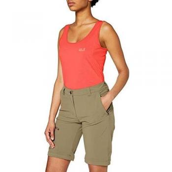 Top Donna Jack Wolfskin Crosstrail Asciugatura Rapida Rosso Tulipano L