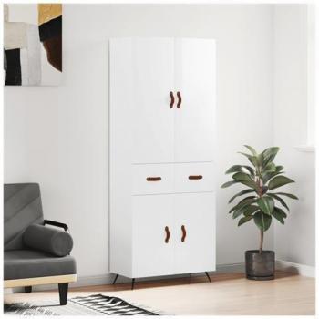 JINLEFU Weißes Sideboard aus Holzwerkstoff