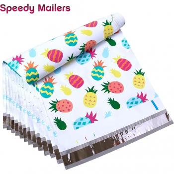 Pineapple Poly Mailer Envelope Bags 10x13 with Self Seal