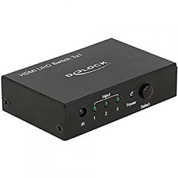 HDMI 4K UHD Interruttore DeLOCK 3 in 1 out
