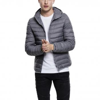 Urban Classic Basic Hooded Down Parka Gray M