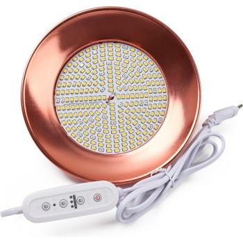Lámpara de Cultivo LED con Alimentación y Temporizador
