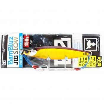 Jackall Metal Jig Bambluz Slow 150 g Rojo Oro Magma Wave HL
