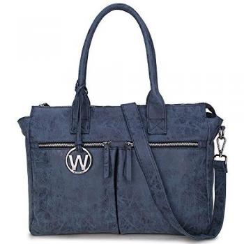 Dunkelblaue Damen-Schultertasche Wimona Catarina