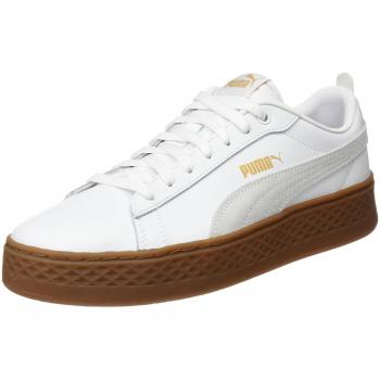 Puma Damen Smash Platform L Sneaker, Weiß, 40.5 EU