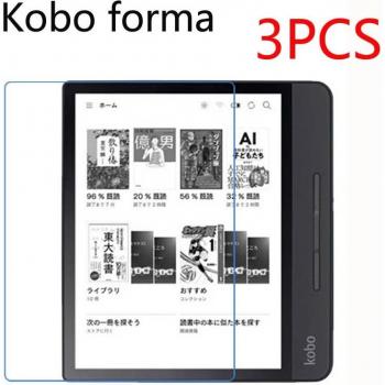 3 unidades de protector de pantalla suave para Kobo Forma 8''