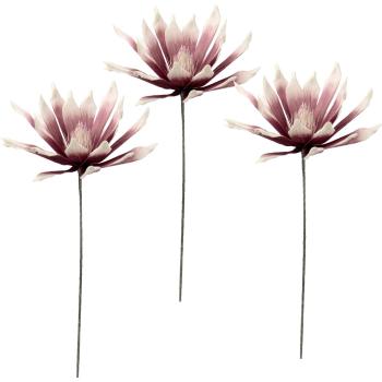 Kunstblume Soft-Protea, 3er Set von I.GE.A., Höhe 84 cm