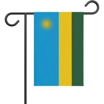 Double-Sided Rwanda Flag 32x47.5 cm Polyester, Multi‑Color