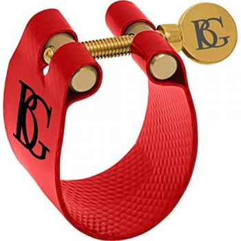 BG 2025 Red Flex Ligature for Alto Saxophone