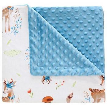 Couverture pour poussette et lit de bébé 110x140cm