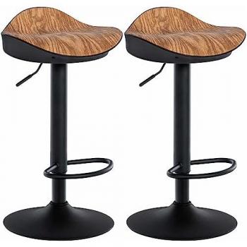 Bar Taburete Alisson 2 Piezas Polipiel Natural