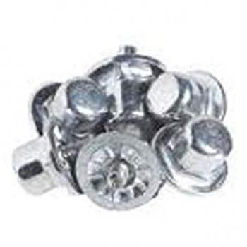 21mm Silver Gilbert Rugby Aluminum Safety Clips