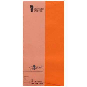 Goldene gefütterte Briefumschläge DL von Paperado (5er Set)