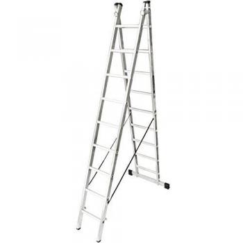 Escalera Transf. Aluminio 2X7 Peldaños