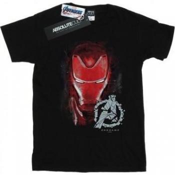Maglietta Donna Iron Man Avengers Endgame in Cotone Spazzolato