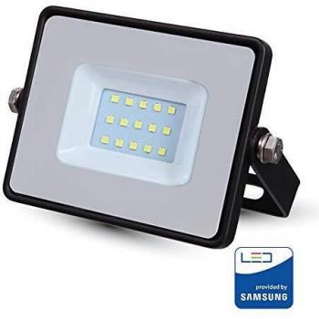 V-TAC 10W SMD LED Floodlight, Black, 6400K, IP65