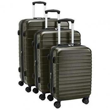 AmazonBasics Trolley Rigido Verde 56 cm